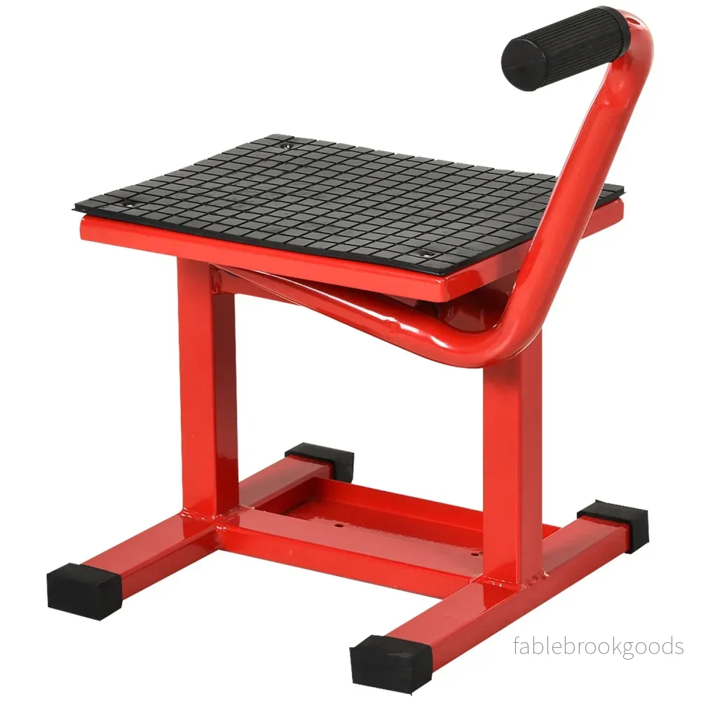 Motorcykellyftställ, stål, justerbart 39-46 cm, 150 kg Kapacitet