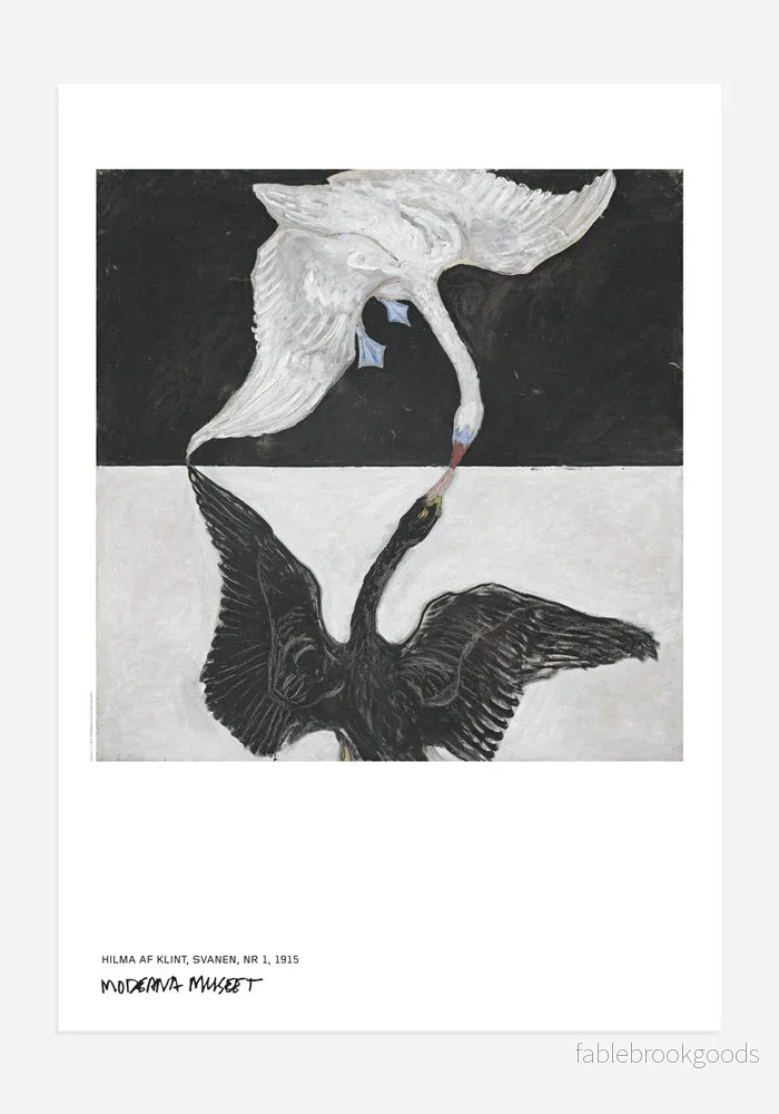 Poster: Hilma af Klint, Svanen, Nr 1 Poster: Hilma af Klint, Svanen, Nr 1