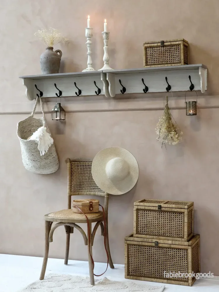 Fransk matstol i lantlig tidlös design, set om 2 - Bild 3