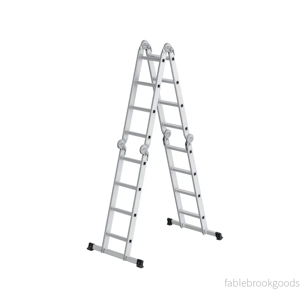 Aluminiumstege – 16 steg – 430 cm – Silver Aluminiumstege – 16 steg – 430 cm – Silver