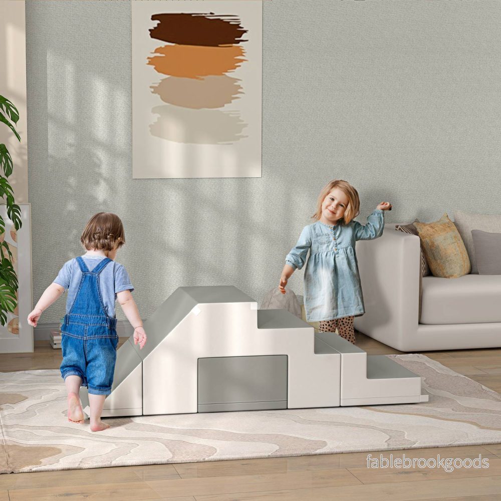 Byggklossar i jätteskum, konstläder, 1-3 år - Bild 2