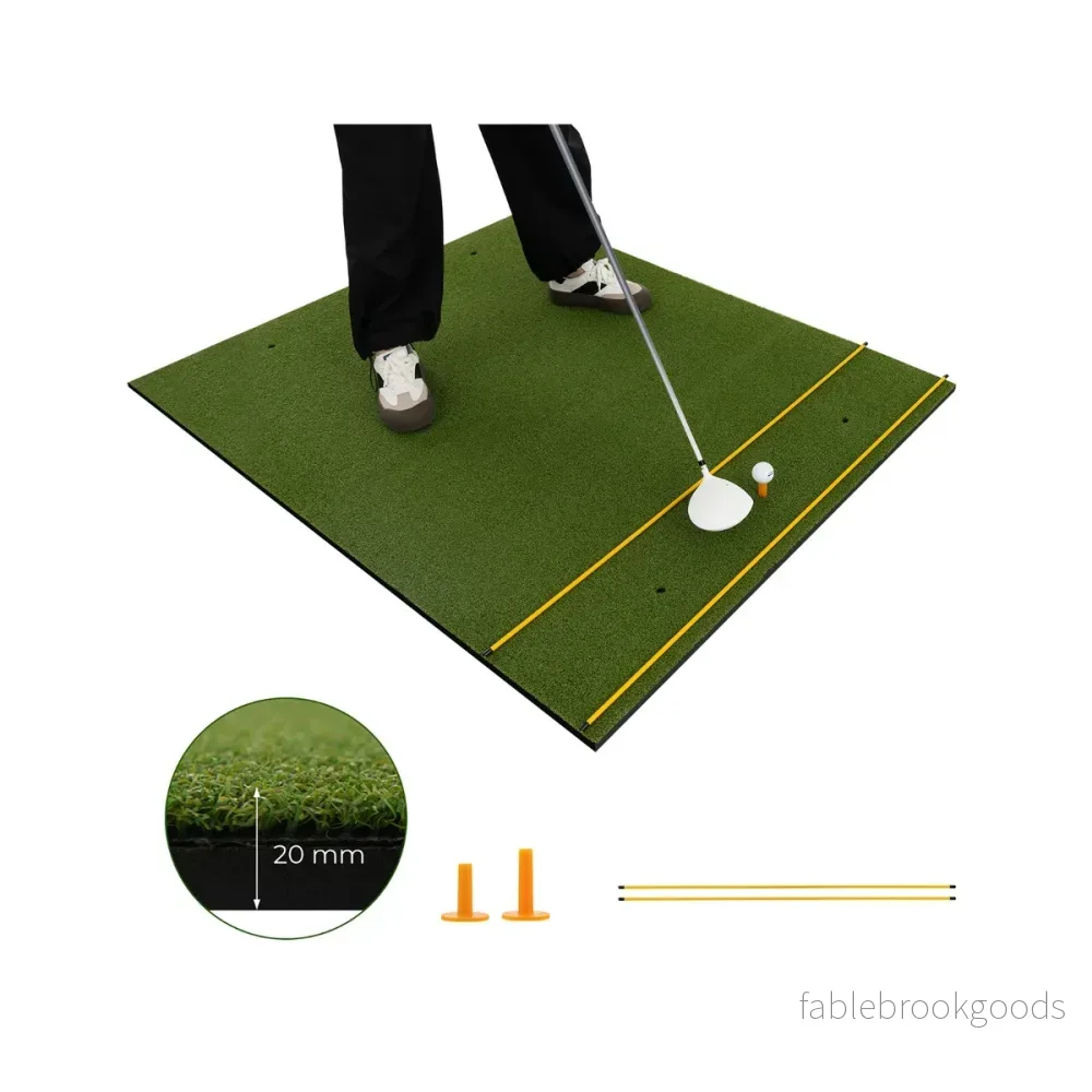 i – golfmatta Högkvalitativ slagmatta med konstgräs – 3 1 152 x 117 cm – Grön