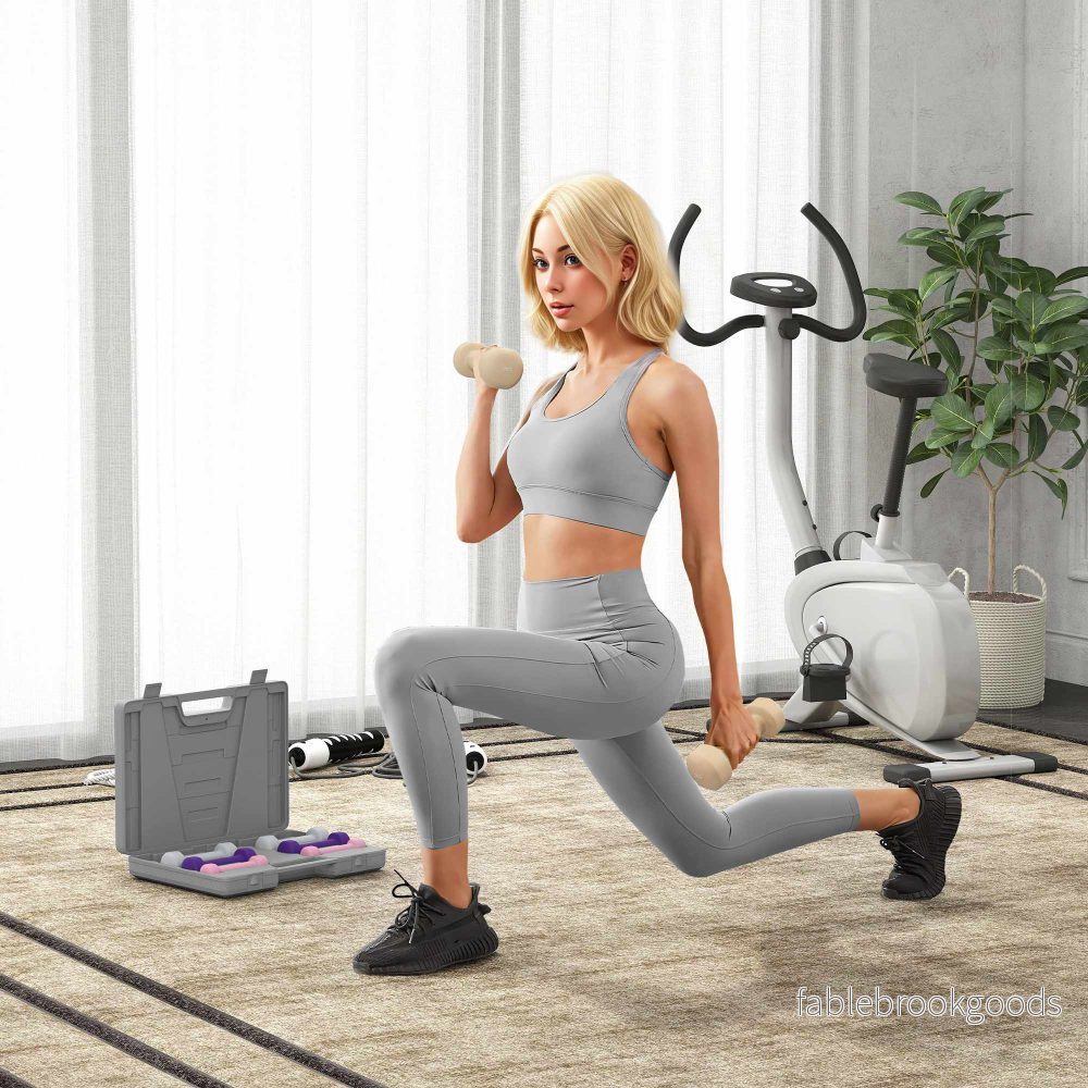 Hantelset med fodral – 4 par: 0,5 kg till 2 kg - Bild 2