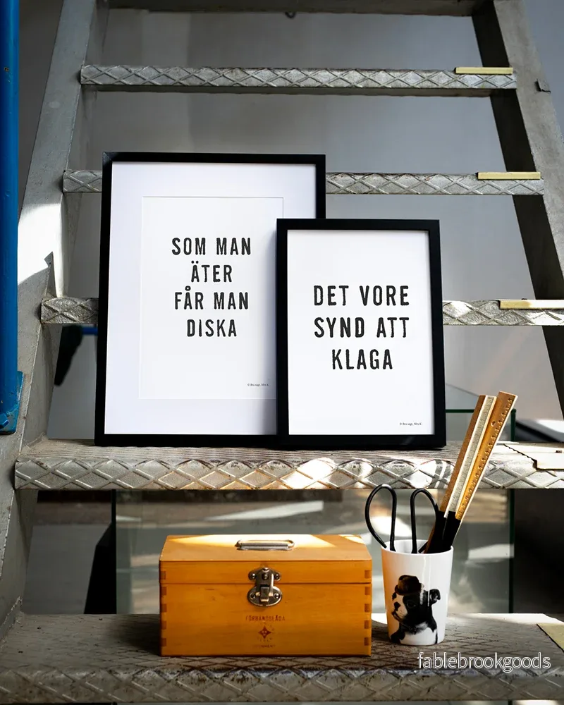 Som man äter | Stansad