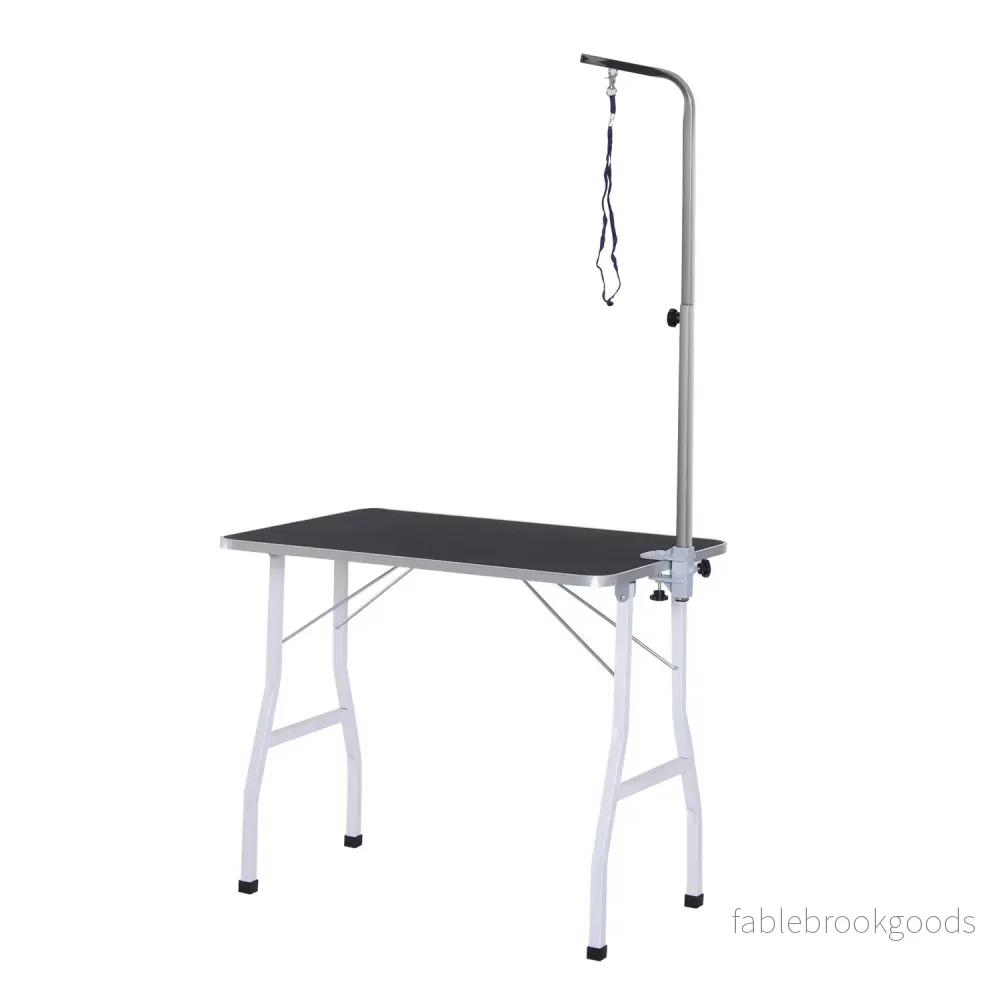 Justerbart hundvårdsbord med bärselar för bad Justerbart hundvårdsbord med bärselar för bad