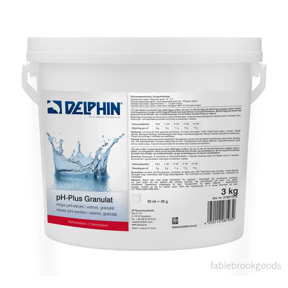 Poolkemi DELPHIN pH-plus granulat 3 kg