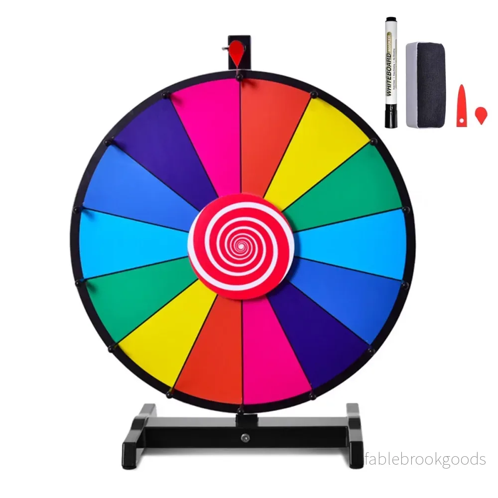 24" – Wheel of Fortune Toy Color spel för – Ø 60 cm – Färgglad - Bild 3