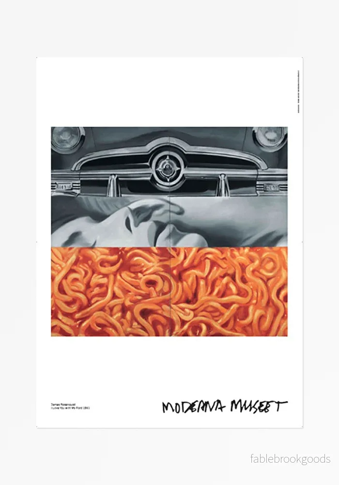 Poster, James Rosenquist, I Love You with my Ford Poster, James Rosenquist, I Love You with my Ford