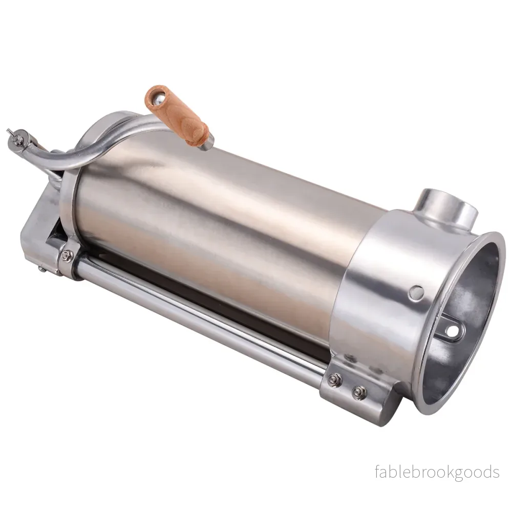 Rostfritt – stål korvpåfyllningsmaskin inklusive påfyllningsrör – 6 5 kg – Silver - Bild 3