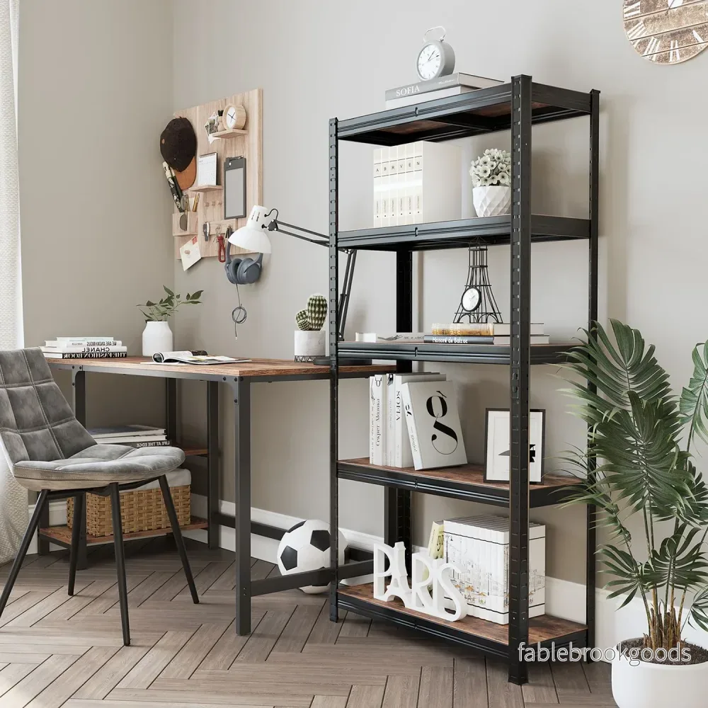 Set med 2 stående ställ – Justerbara och delbara – Svart - Bild 2