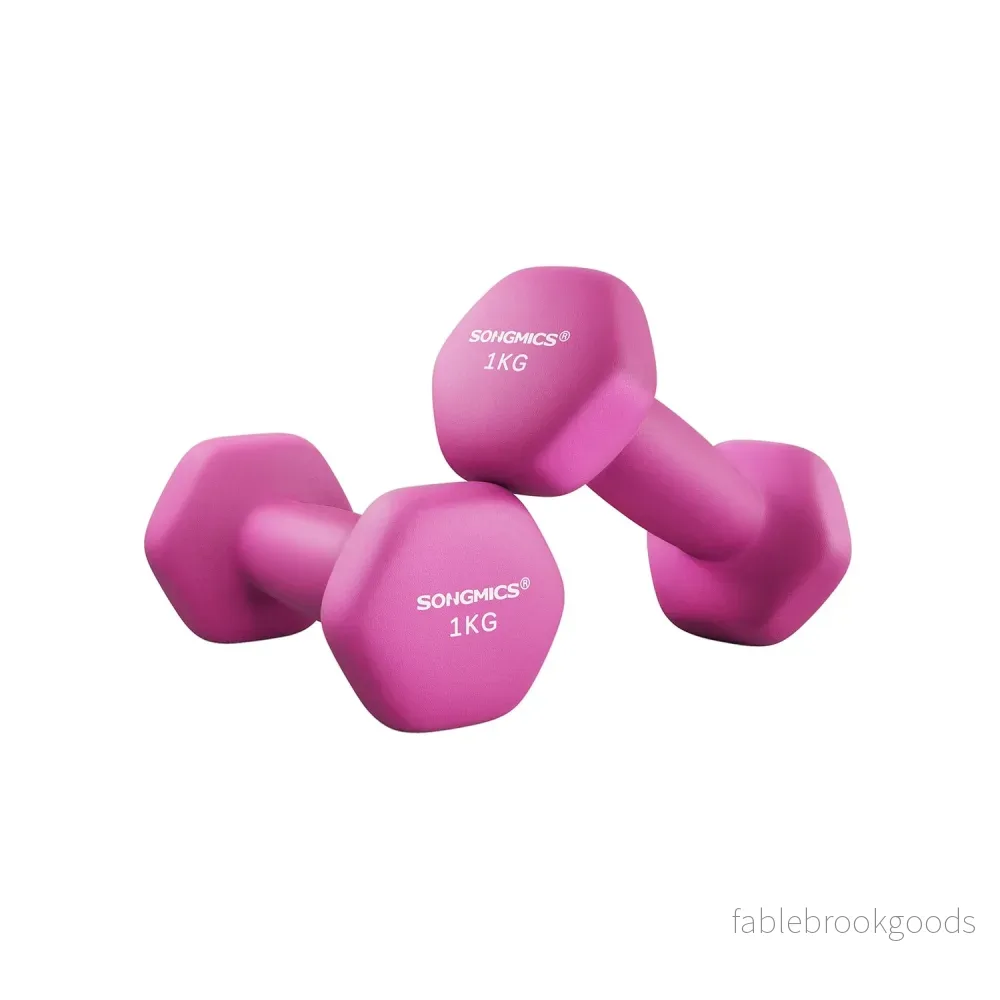 Hantelset – Ergonomiskt grepp – Rosa Hantelset – Ergonomiskt grepp – Rosa