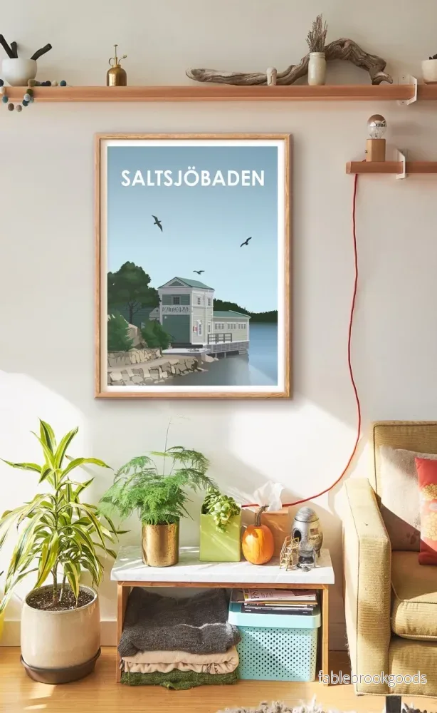 Saltsjöbaden poster - Bild 3