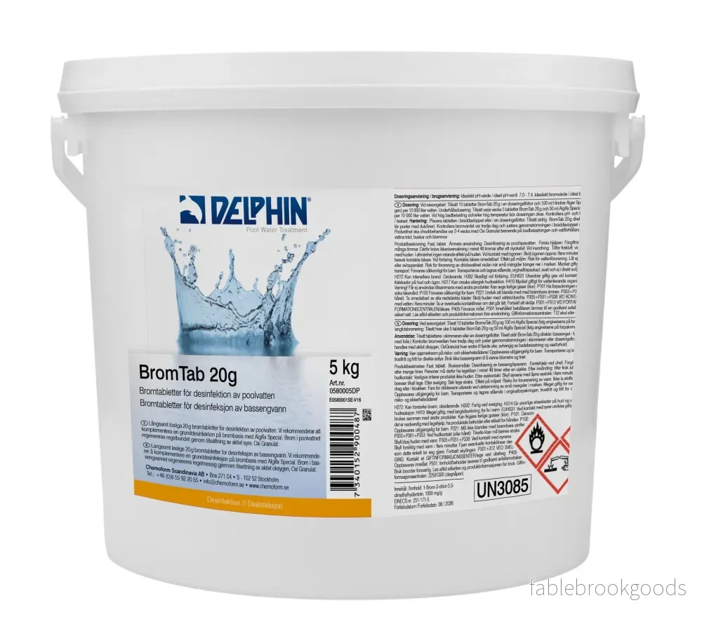 Poolkemi DELPHIN BromTab 20g 5 kg