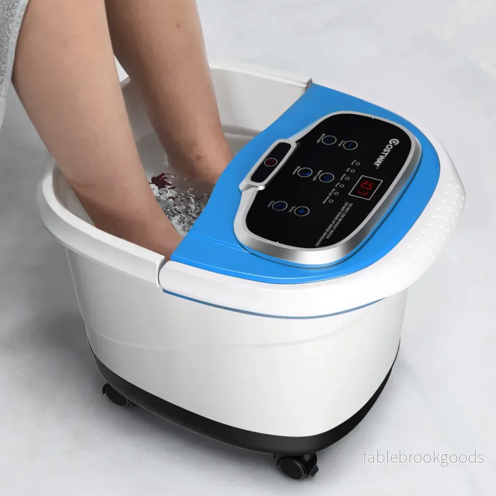 Fotmassager – Fotbad Spa Shiatsu – Blå - Bild 3