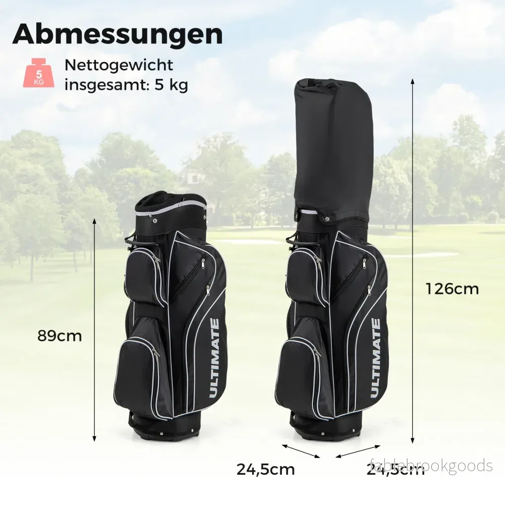 Komplett – set med golfklubbor för högerhänta damer, bärväska – Svart - Bild 2