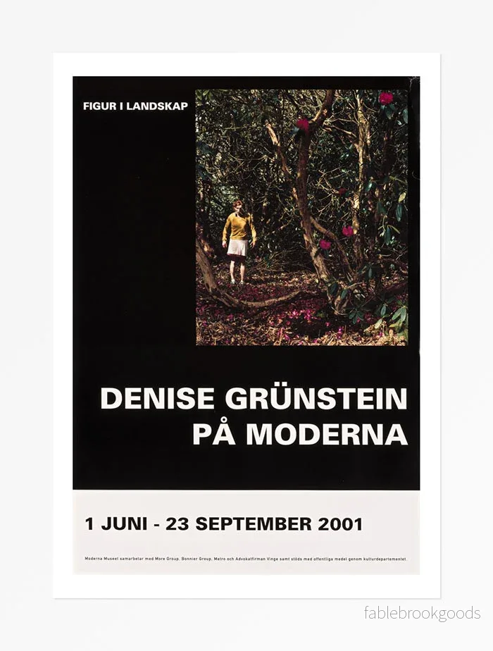 Poster, Denise Grünstein, Figur i landskap Poster, Denise Grünstein, Figur i landskap