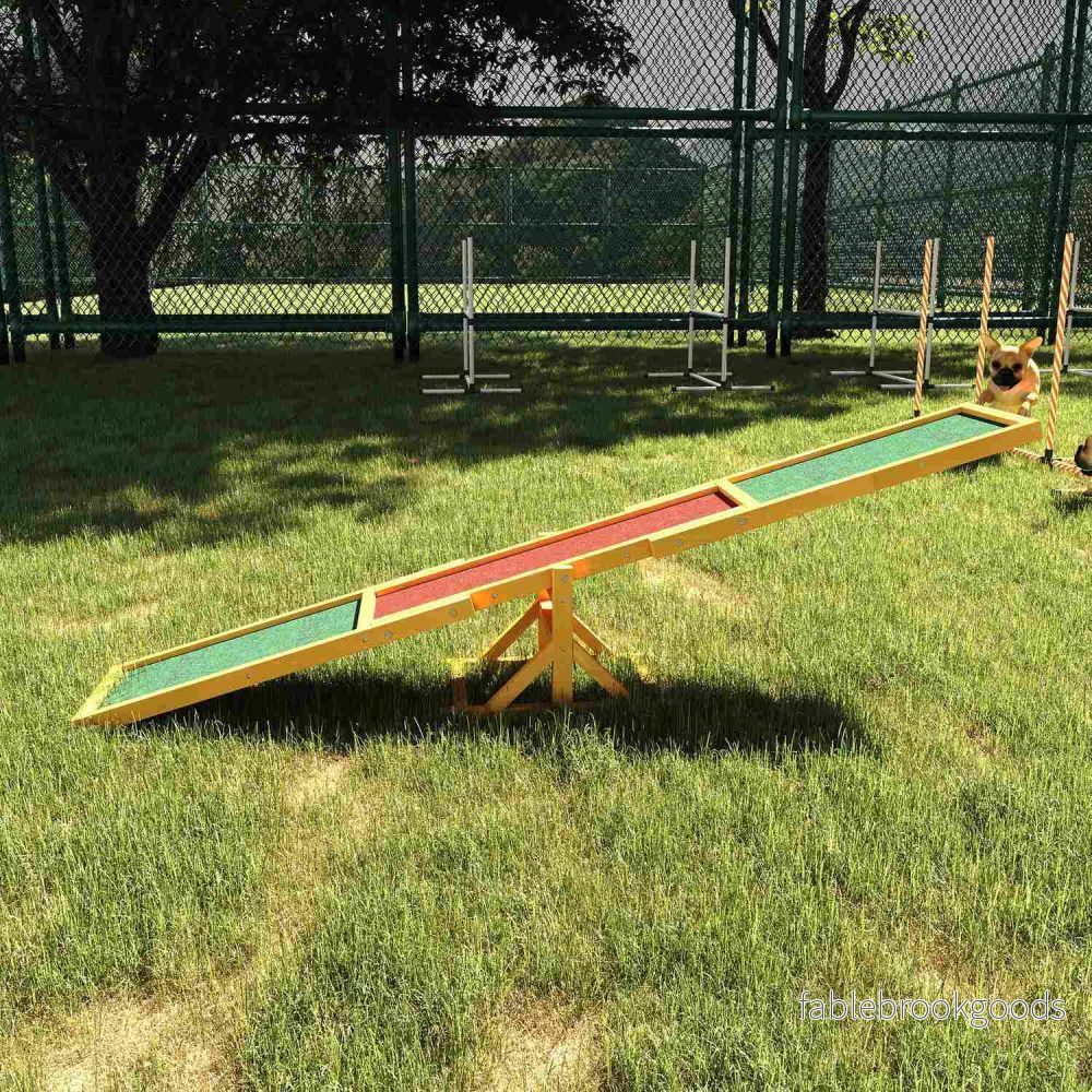 Dog Agility Rocker Toy – 180 x 30 x 30 cm, Utomhusträning - Bild 2