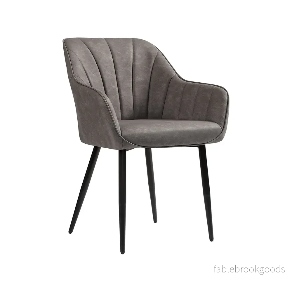 Fåtölj – Ergonomisk design – Grå Fåtölj – Ergonomisk design – Grå