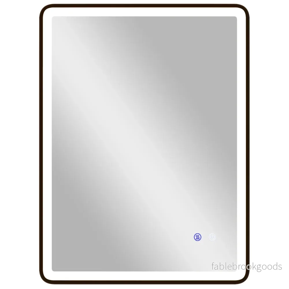 Anti-imma LED badrumsspegel, dimbar, 80x60 cm
