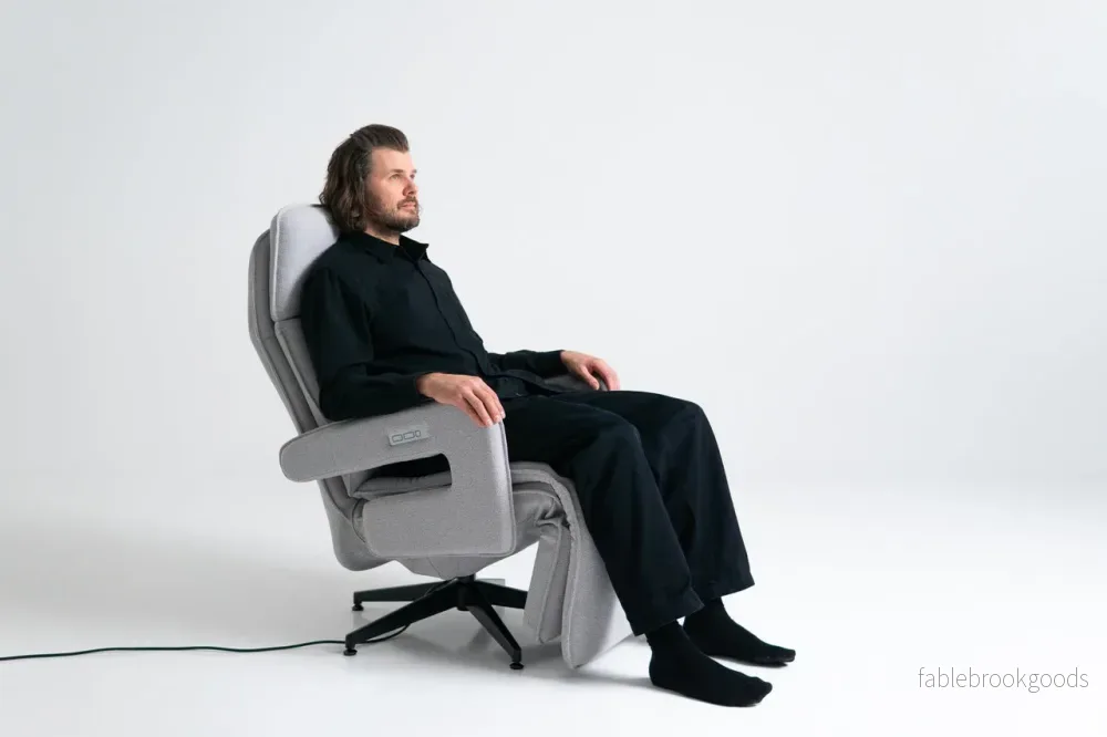 Neurosonic Serene återhämtningsfåtölj, off-white - Bild 3