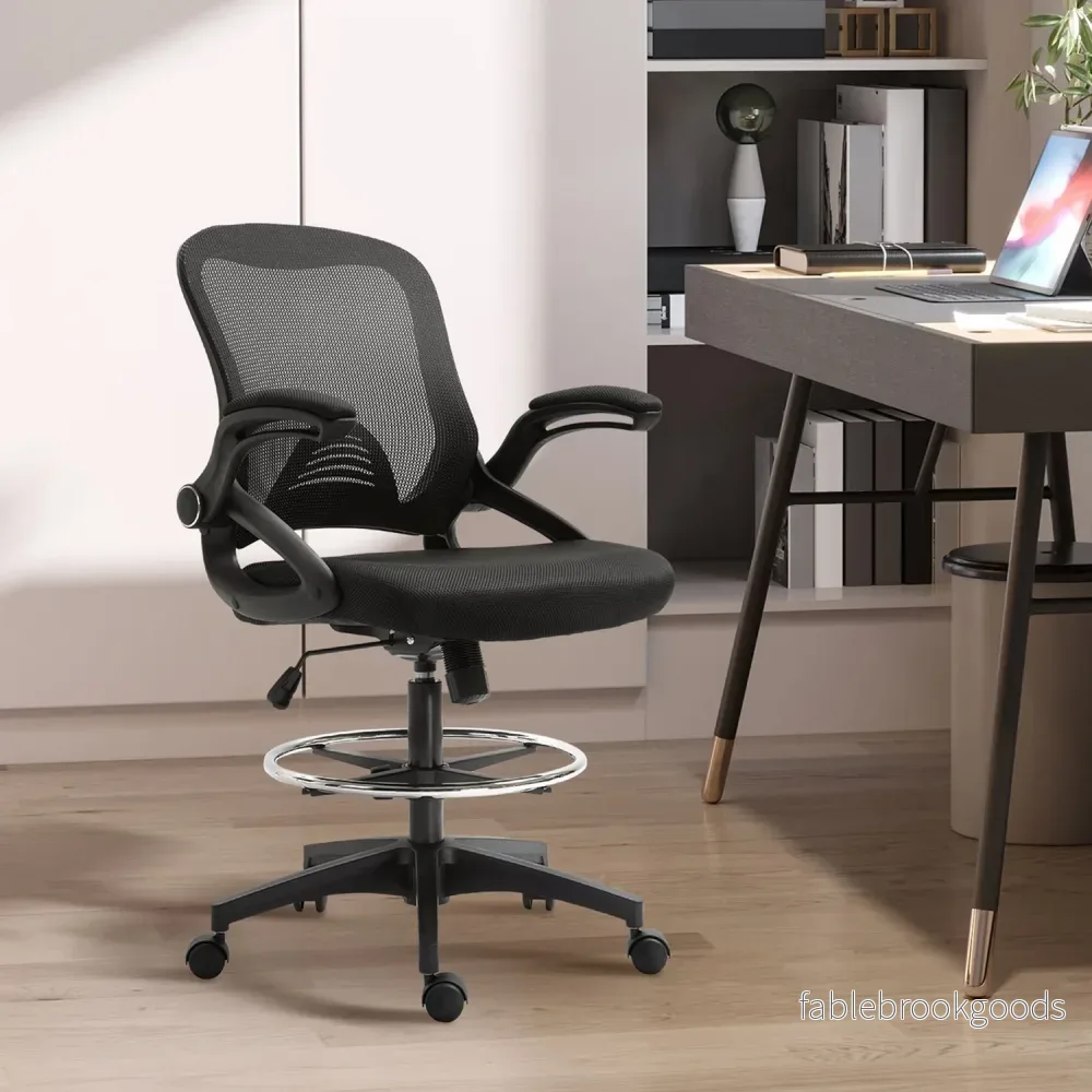 Ergonomisk kontorsstol, vridbar, mesh, 360°, 120 kg kapacitet - Bild 2