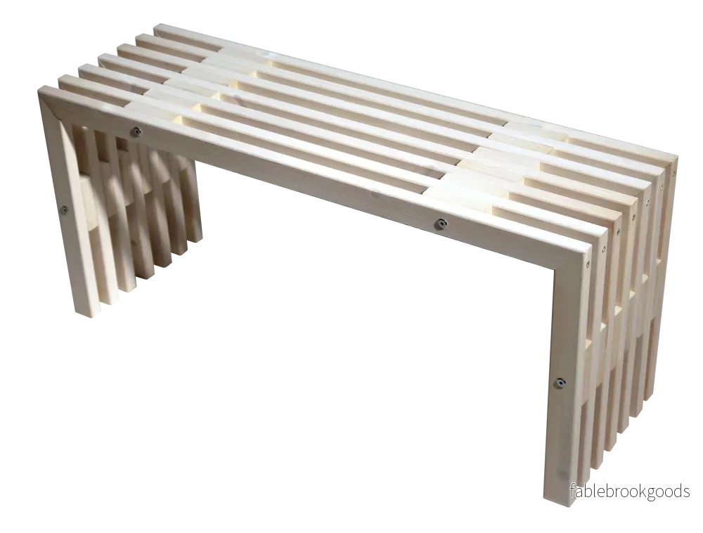Bänk 100 cm EcoFurn D-bench - Bild 2