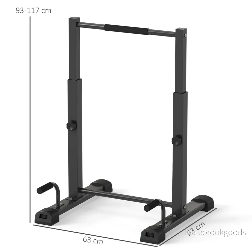 Dip Station – 540 kg kapacitet, justerbar höjd Fitness Bars - Bild 3