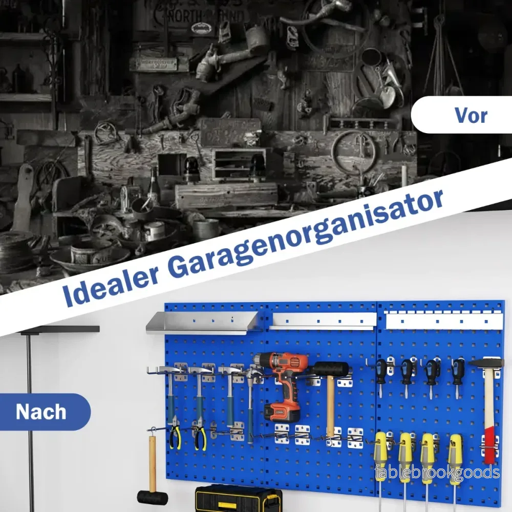 Tool – Wall Pegboard med och delade hängande tillbehör – 3 28 – Blå - Bild 3