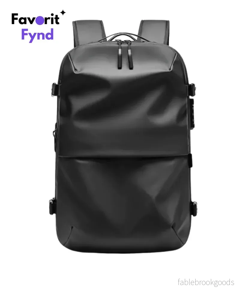 60L Expandable Vacuum Compression Travel Backpack