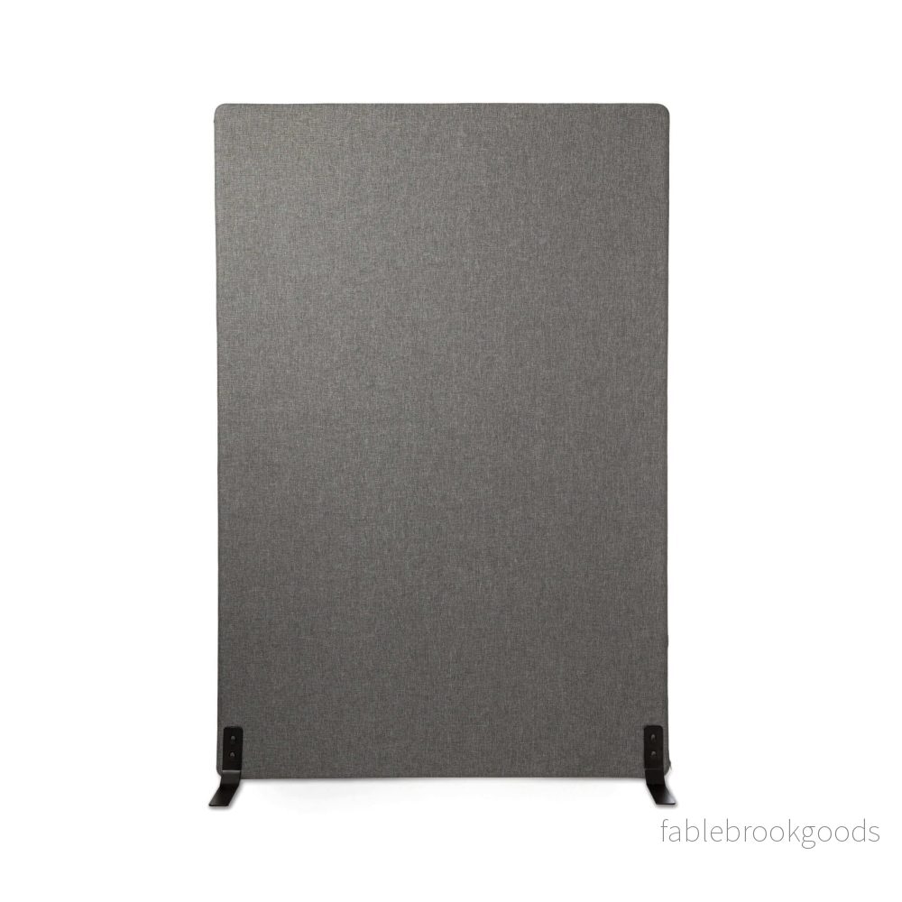 MUTE akustikskärm 1000 × 1800 mm - golvmodell, grå (Savio 09) - Bild 3