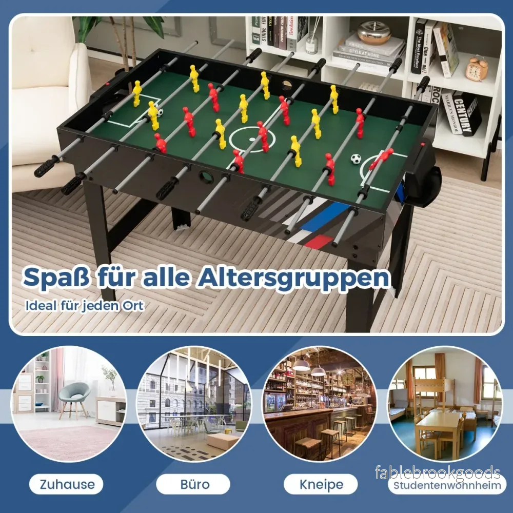 i – Multigame Bord med Fotboll och Biljard Air Hockey Arkadspelset – 4 1 – Svart - Bild 3