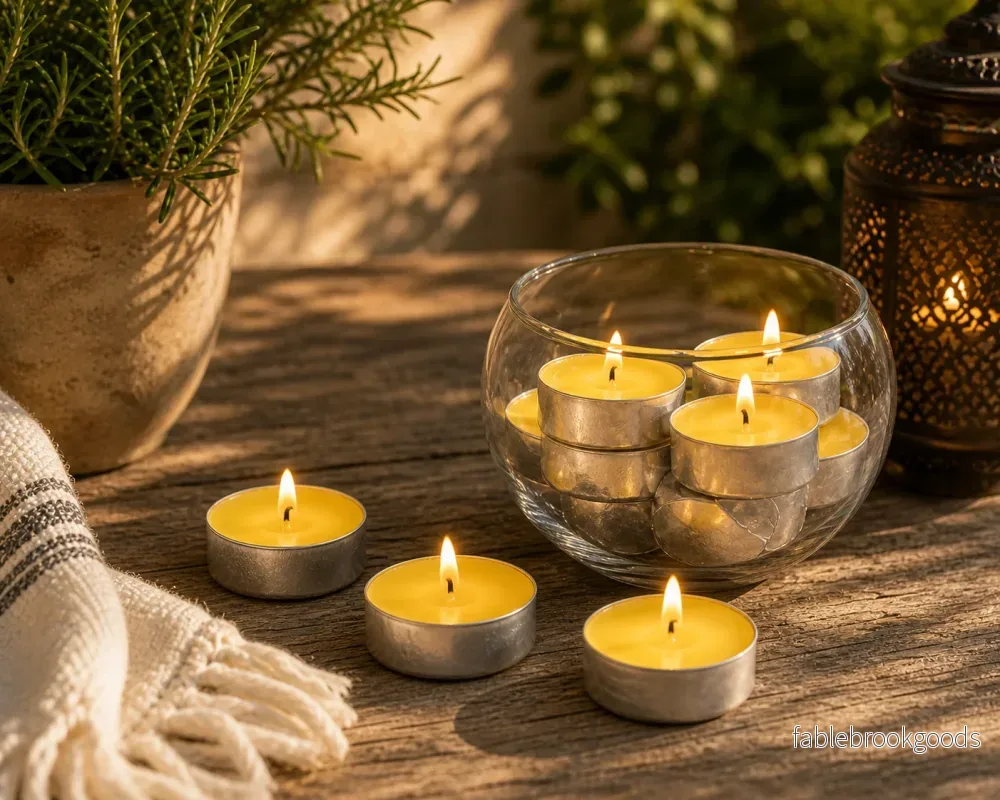 Doftljus Citronella – 18-pack tealights från Roura - Bild 2