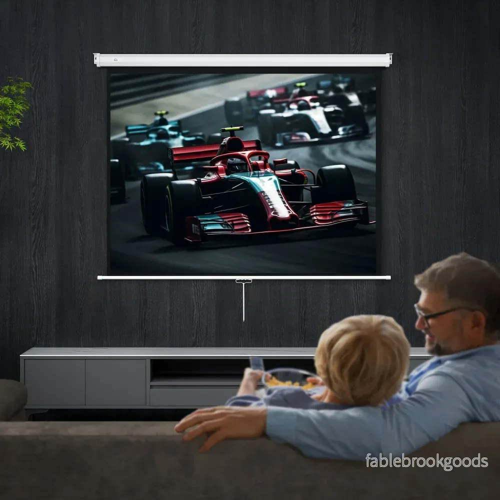 84"" 4:3 projektorduk, 4K HD, vägg-/takmontering - Bild 2