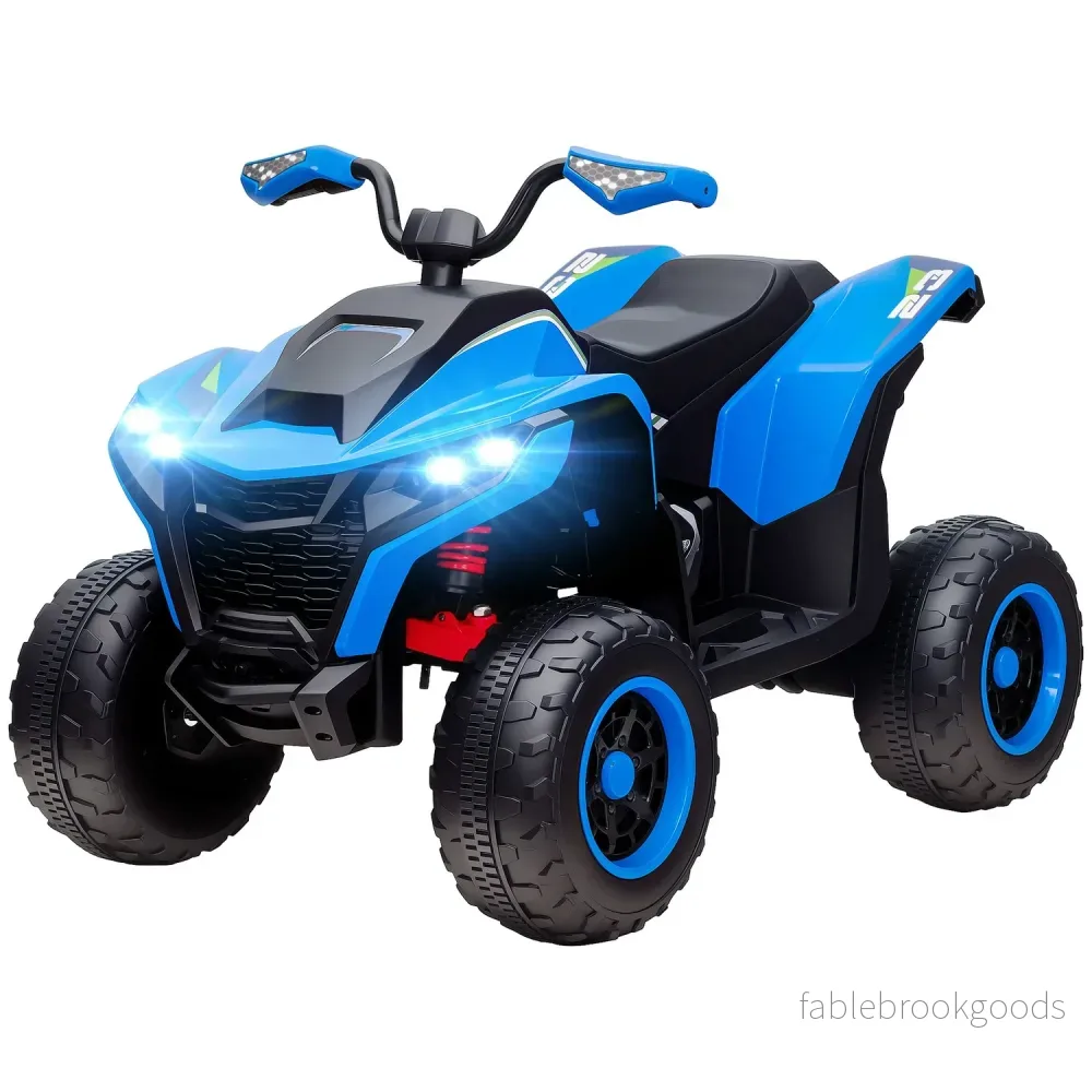 Elektrisk Quad för barn – 12V, LED-lampor, USB och musik Elektrisk Quad för barn – 12V, LED-lampor, USB och musik