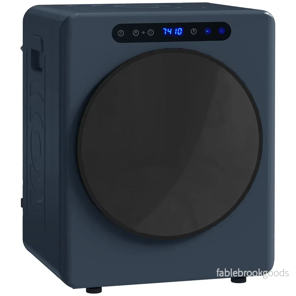 Kompakt 5 kg frontmatad torktumlare med rostfri trumma, 1000 W