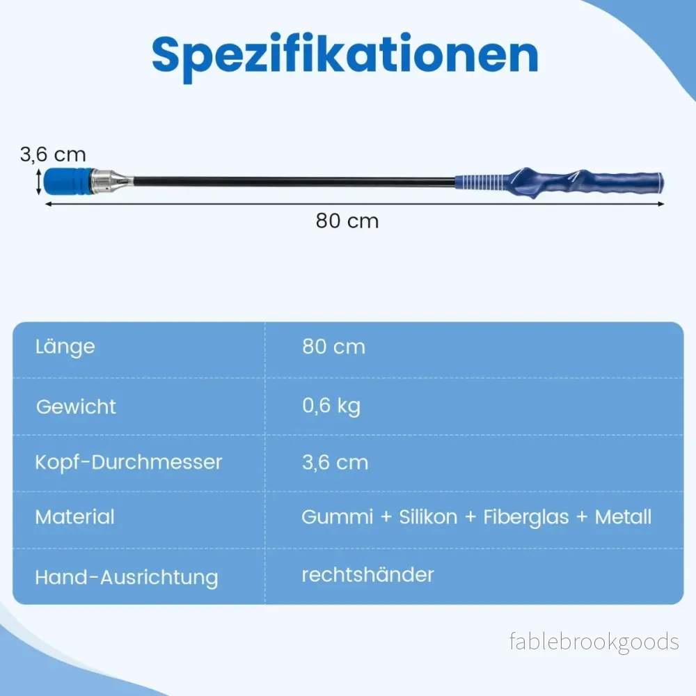 Golfsvingtränare – med halkfritt grepp träningshjälpmedel Uppvärmningsredskap – Blå - Bild 2