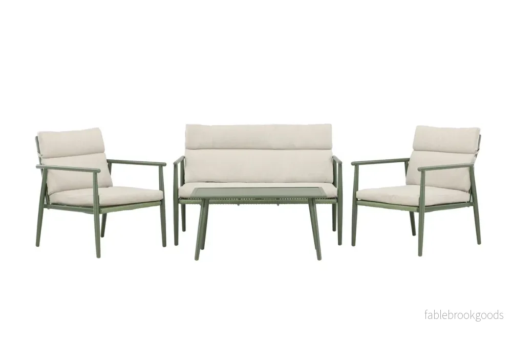 Mazzaro Soffgrupp Grön – Loungeset för Uteplats & Trädgård | Venture Home - Bild 2