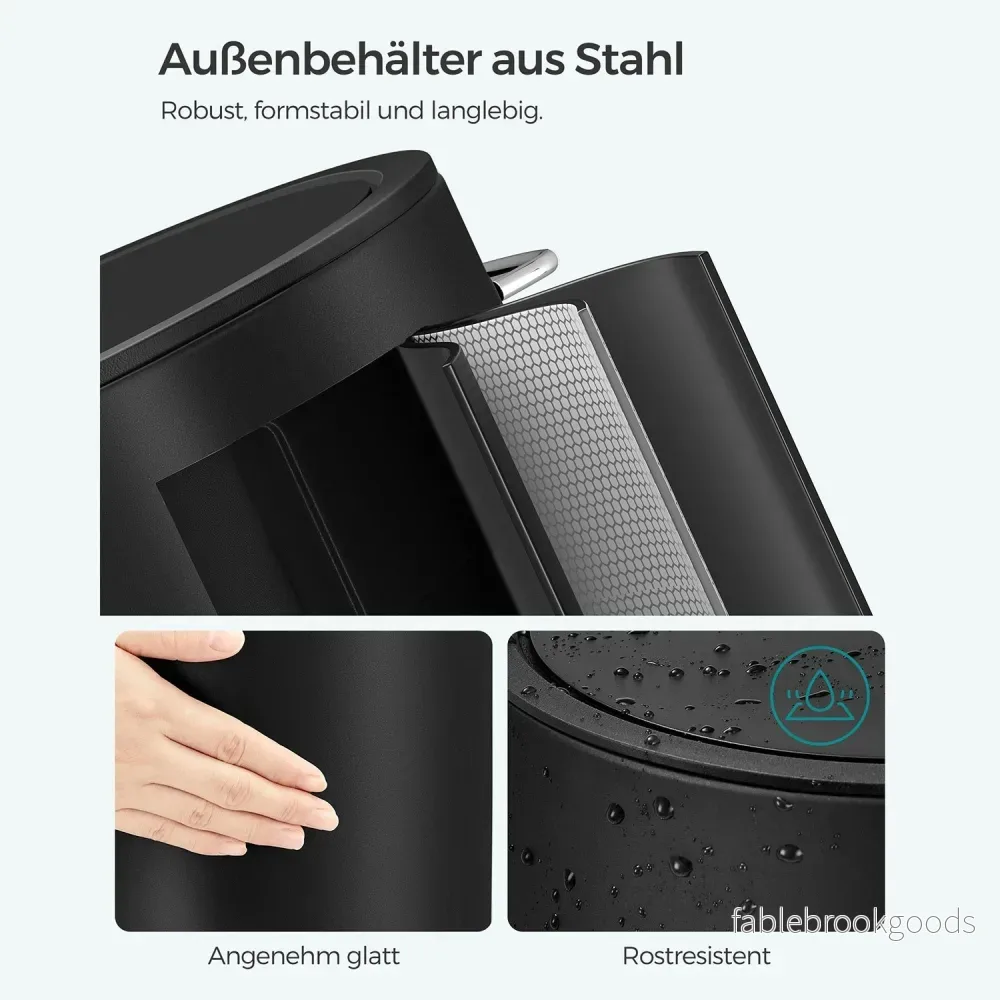 Kosmetikbehållare – Snygg och hållbar – Svart - Bild 3