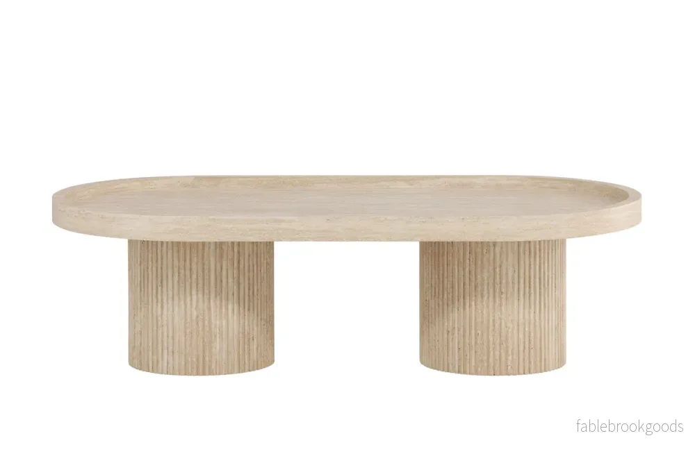 Krille Soffbord 120 × 60 Beige Modernt Skandinaviskt Soffbord | Venture Home - Bild 2