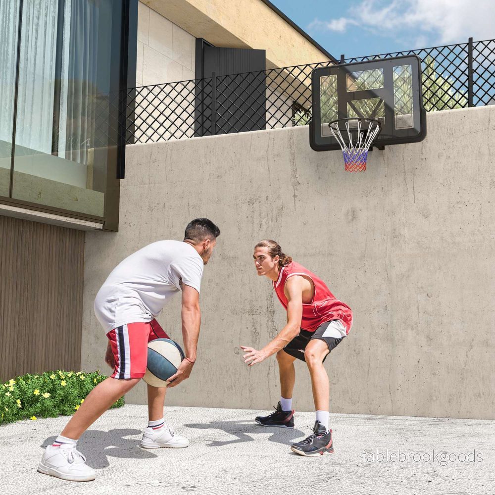 Basketbåge inomhus och utomhus – Ø45 cm fälg, väggmonterbar - Bild 2