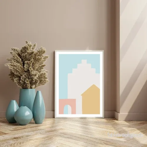 Visby grafiskt motiv - Gotland poster - Bild 3