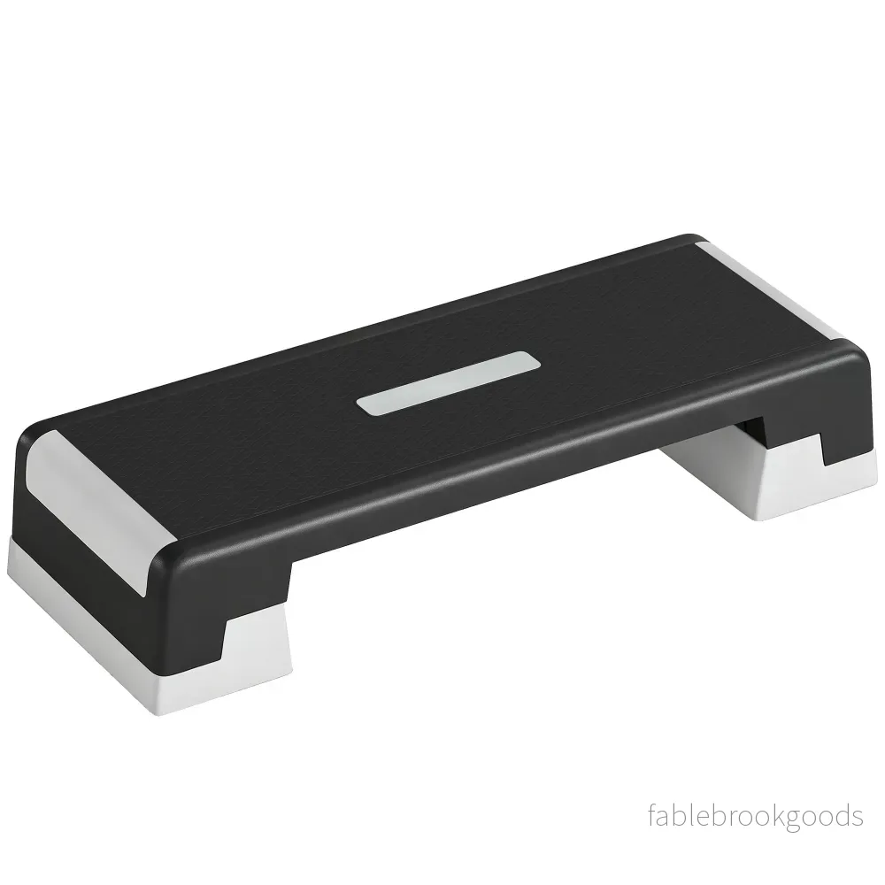 Justerbar aerobisk stegplattform, halkfri, 3 höjder 15-25 cm