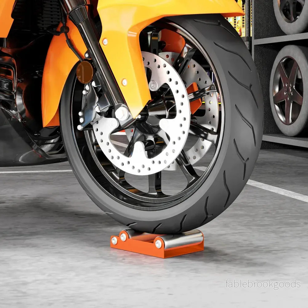 Rengöringsställ för motorcykelhjul, Passar däck <180 mm, 220 kg Kapacitet - Bild 2