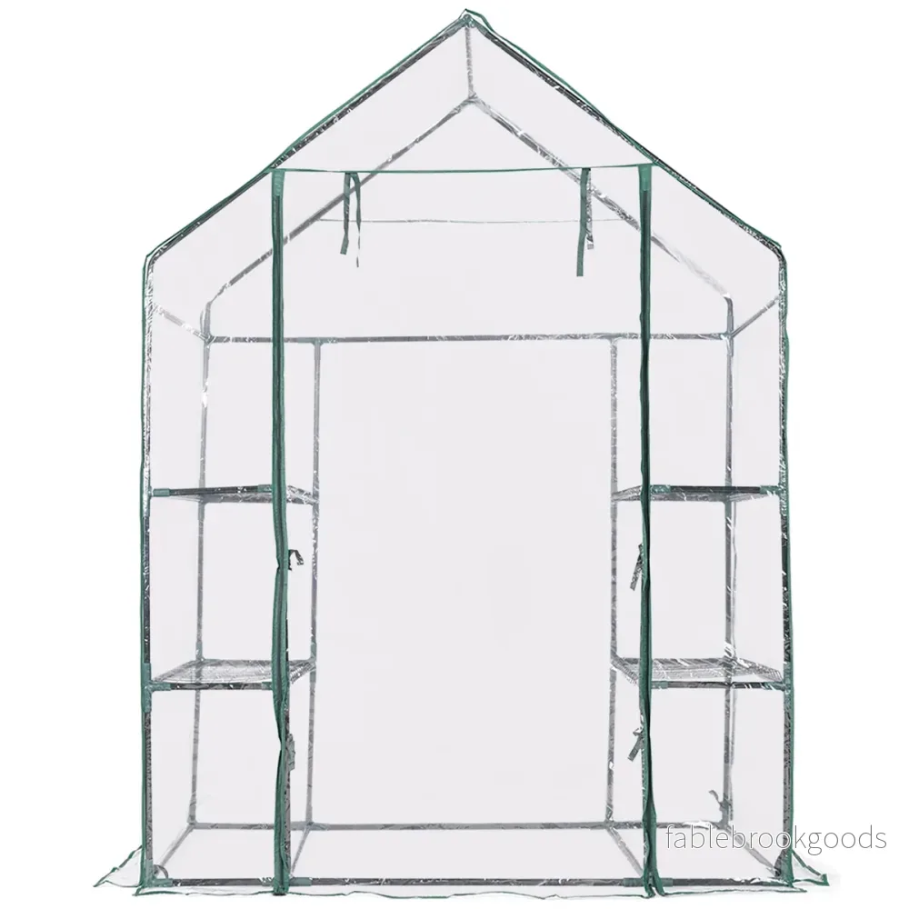 Växthusfolie – växthusväxthusväxthus tomathus – 143 x 73 x 195 cm – Genomskinlig