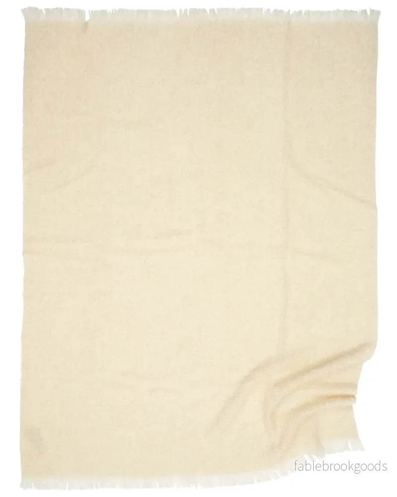 Pläd Bouclé Cream - Bild 3