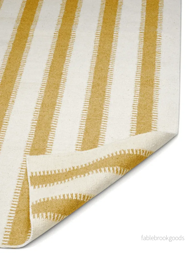 Matta Stripes Off-white/Gul - Bild 2