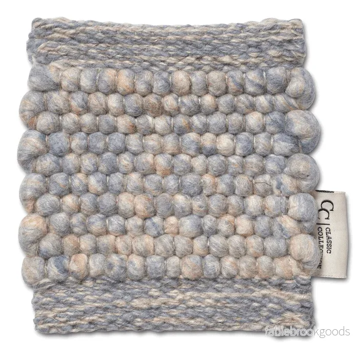 Mattprov Merino Blå Melange Mattprov Merino Blå Melange