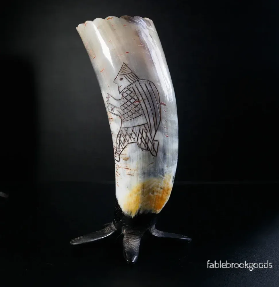 Graverat champagneglas - Bild 2
