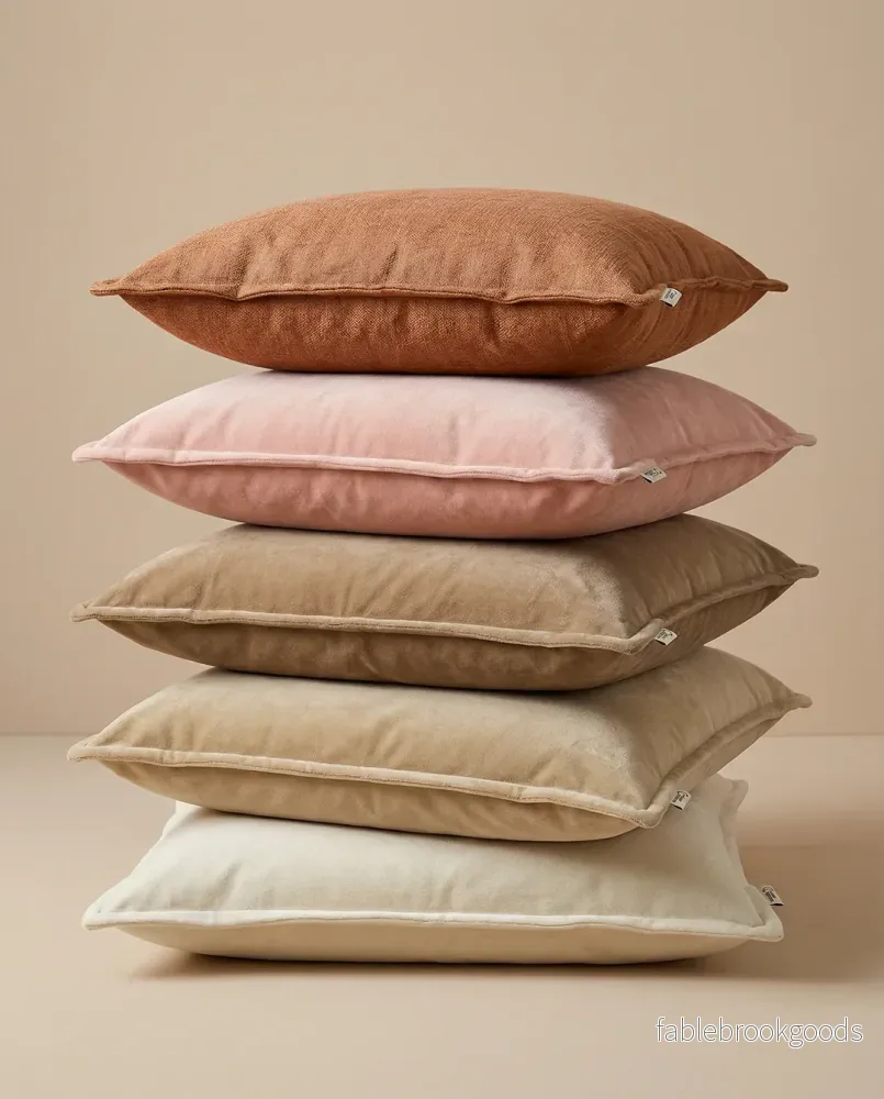 Kuddfodral Classic Velvet Terracotta - Bild 3