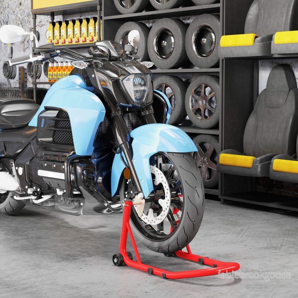 Motorcykelställ, Fram/Bak, Stål, 544 kg Kapacitet - Bild 2